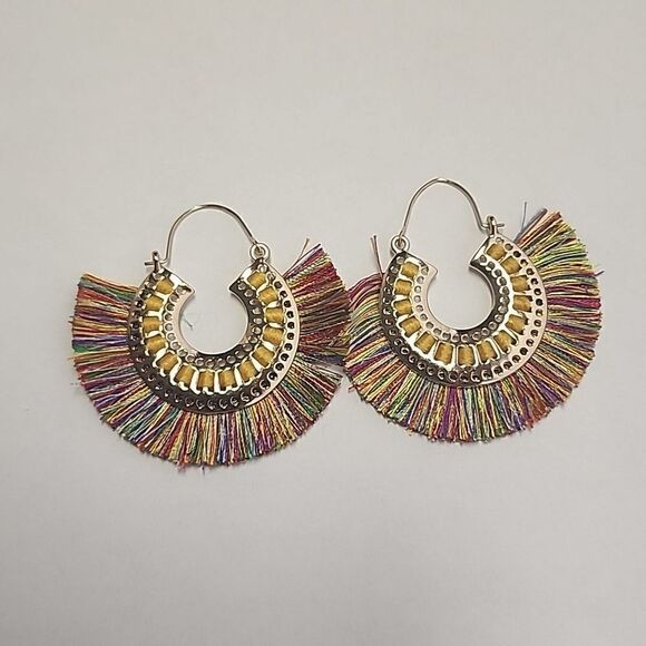C&C California Earrings Tassel Multicolor - Picture 1 of 2